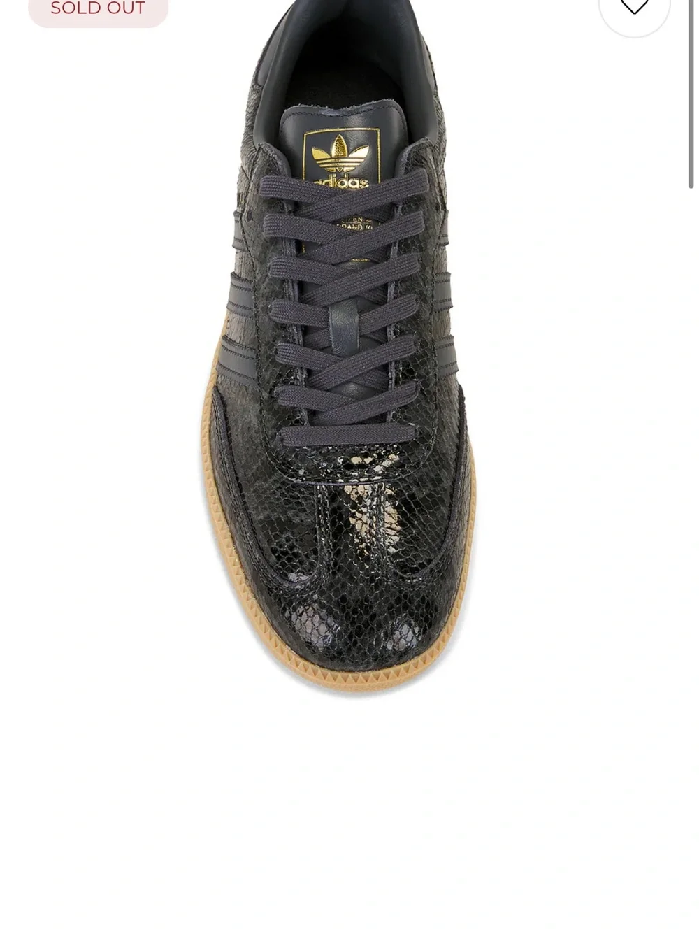 NWT Unisex Adidas Originals Black/Grey Faux Snakeskin Sz. 42 $135 Retail/SoldOut